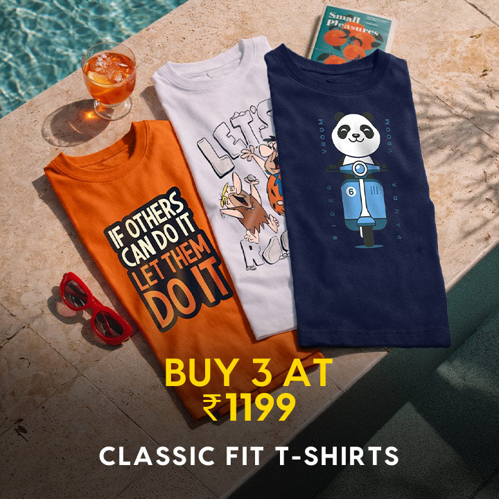 Buy 3 T-shirts at 999