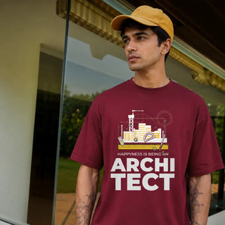 Architect Maroon Tee