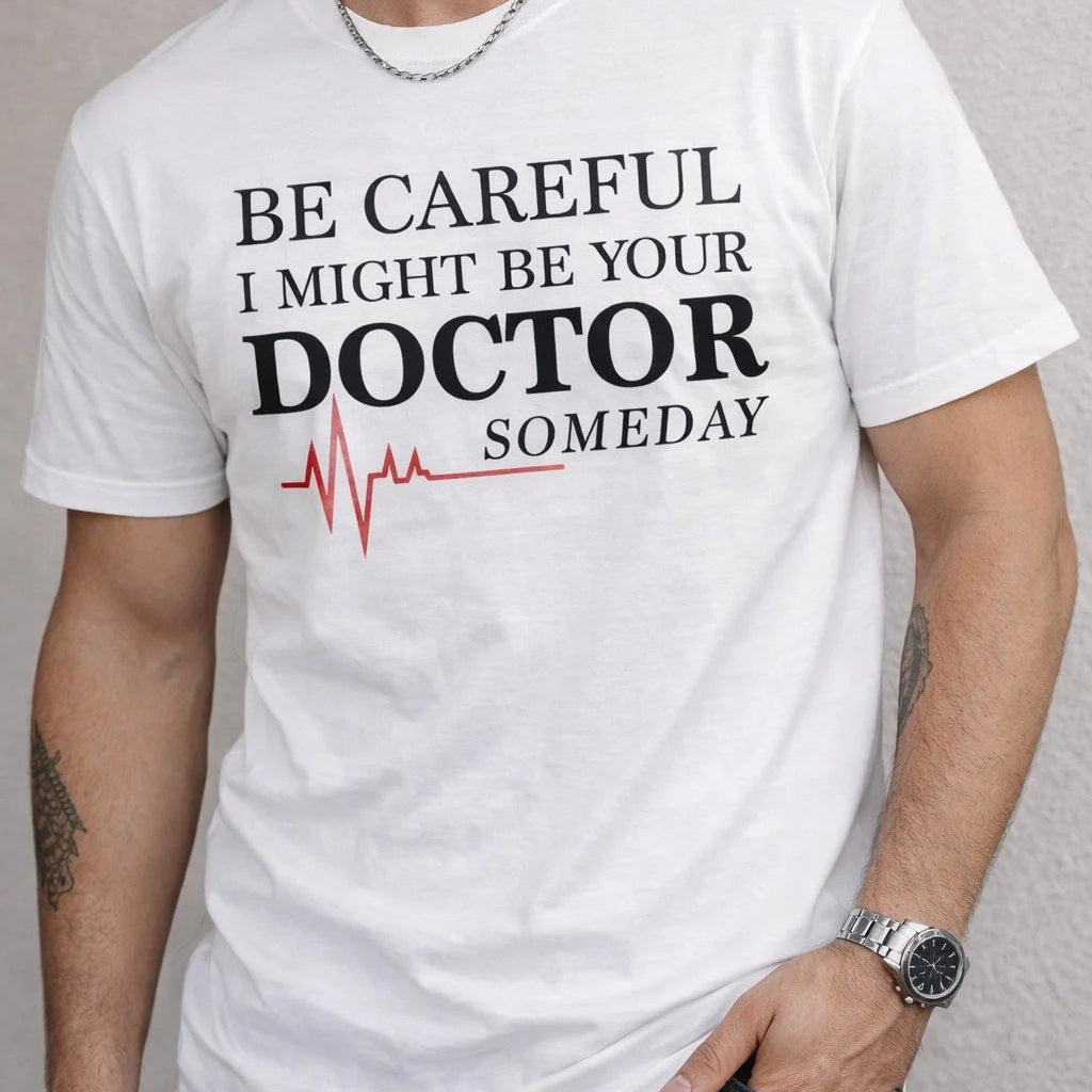 Future Doctor Quote White Tee